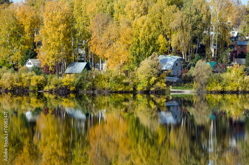 Wallpaper Mural Forest lake Torontodigital.ca