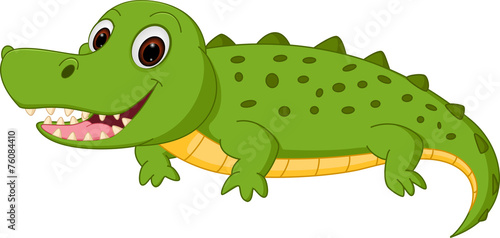 Happy crocodile cartoon