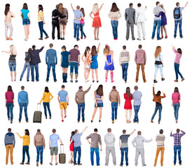 collection " back view of people ".