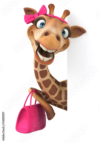 Fun giraffe