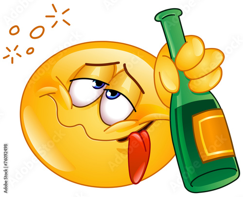 Drunk emoticon