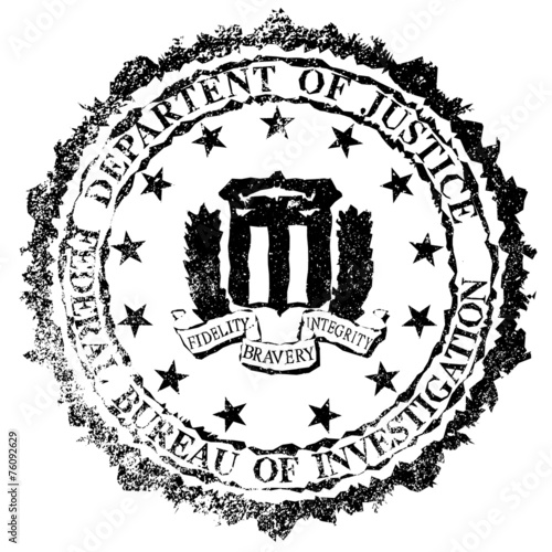 FBI Rubber Stamp photo