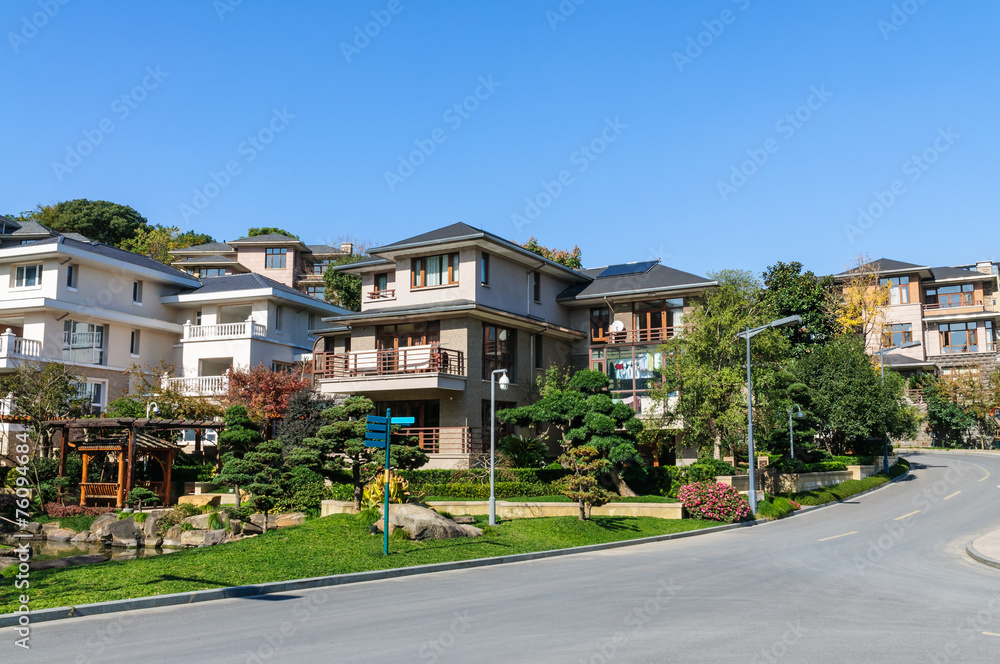 Villas residential districts  landscape in China