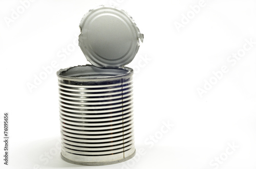 Opened tin can