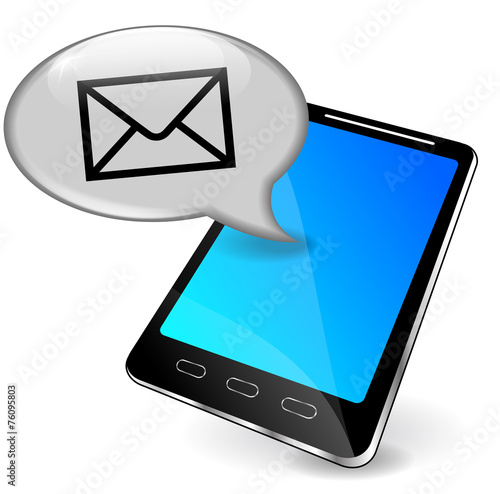 message on mobile phone