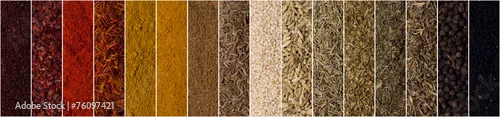 Obraz  z motywem spices collage