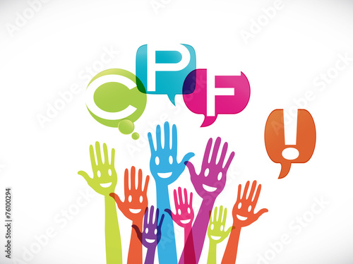 groupe mains souriantes : CPF
