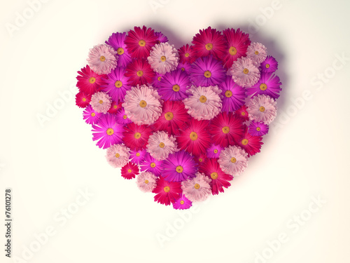 Valentines day with an abstract background