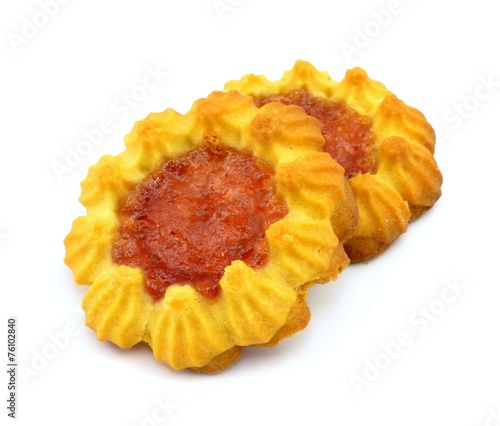 Plakat biscuits with filling