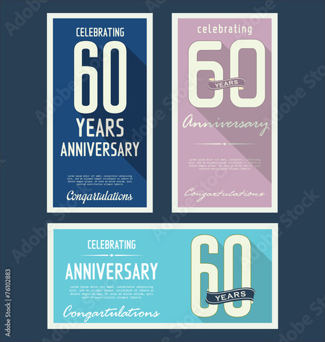 Anniversary label collection, 60 years