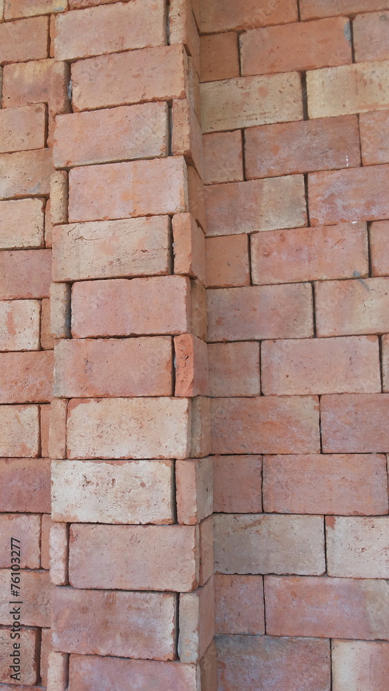 Obraz premium Brick Wall ,Red Bricks