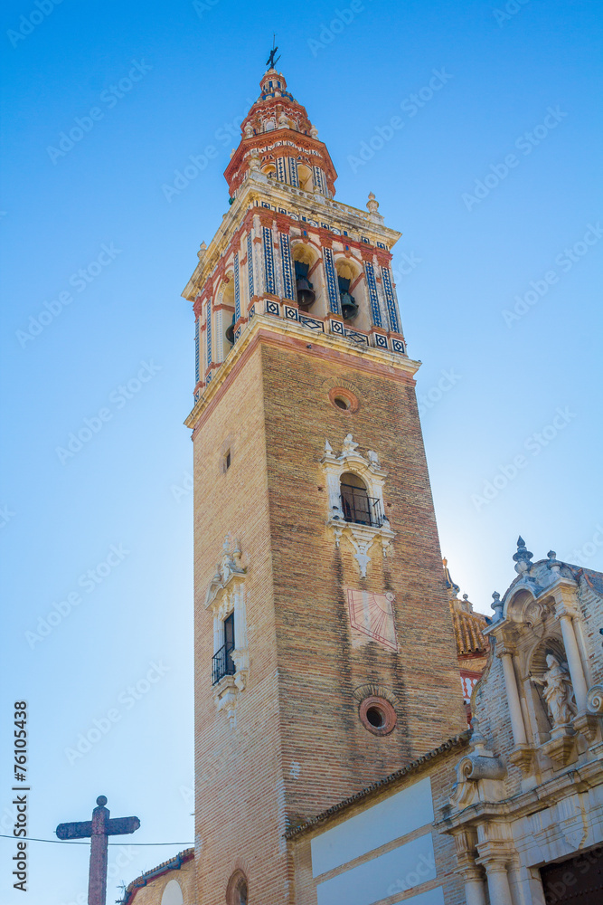 Fototapeta premium Church of el Carmen in the Andalusian city of Ecija, Spain