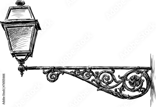 old street light