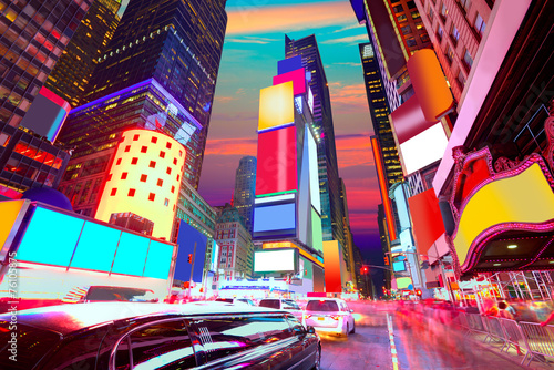 Times Square Manhattan New York deleted ads