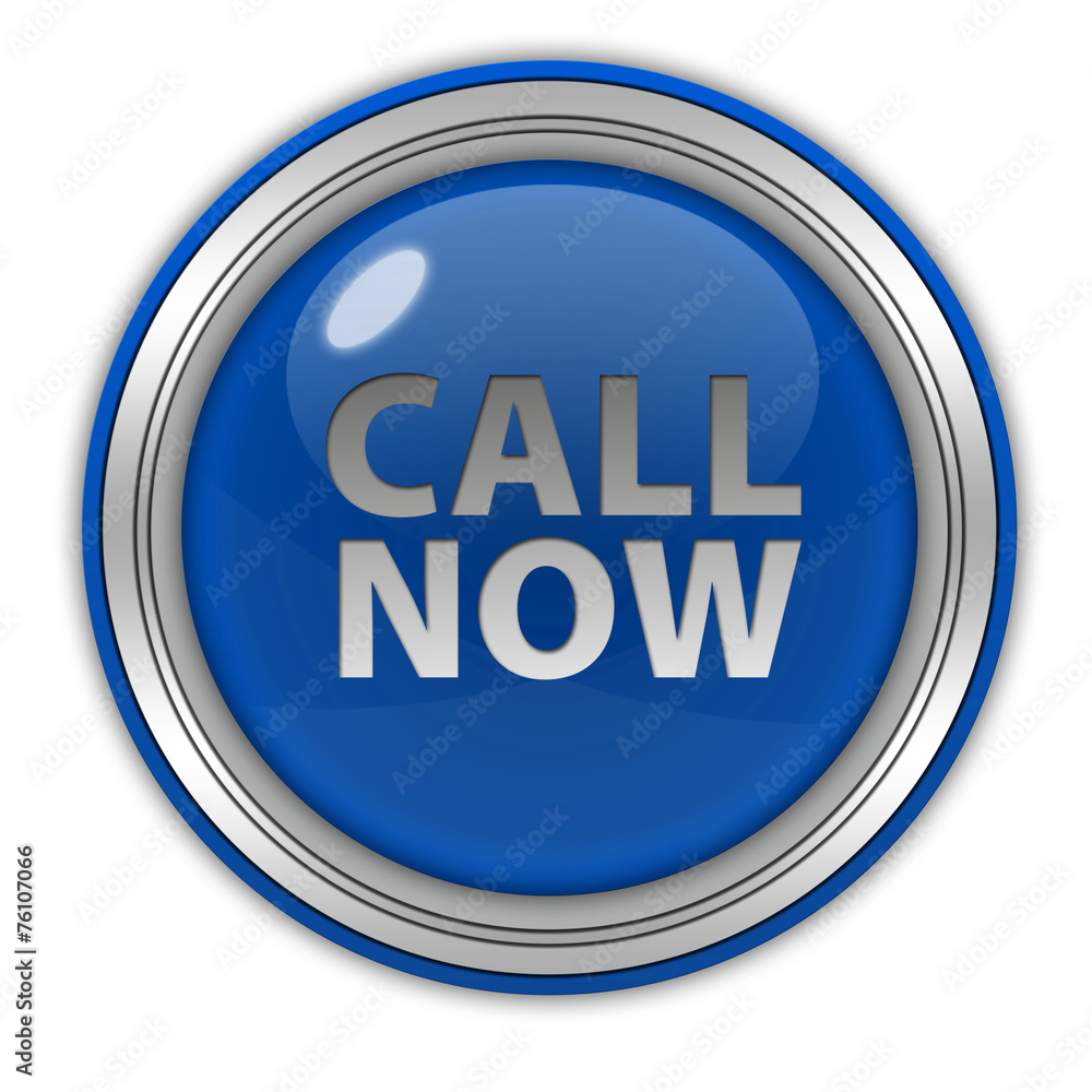 call now circular icon on white background call now circular icon on white background