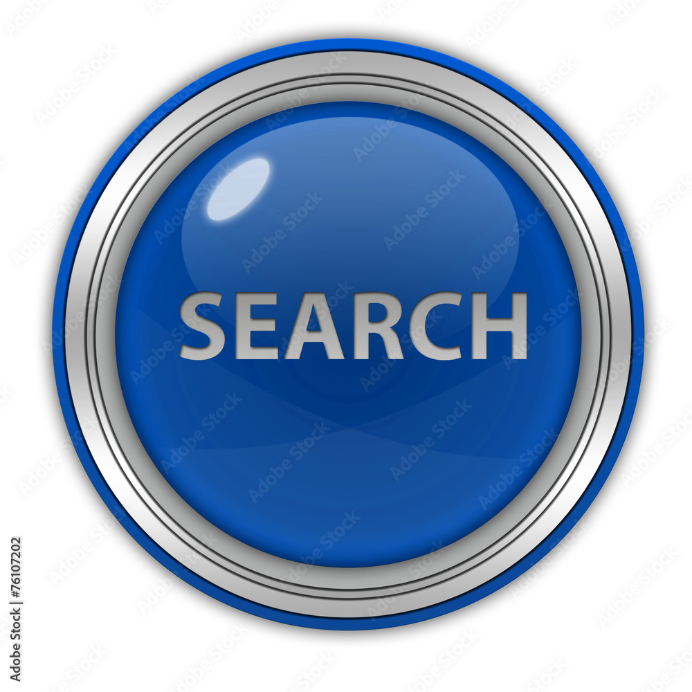 search circular icon on white background search circular icon on white background