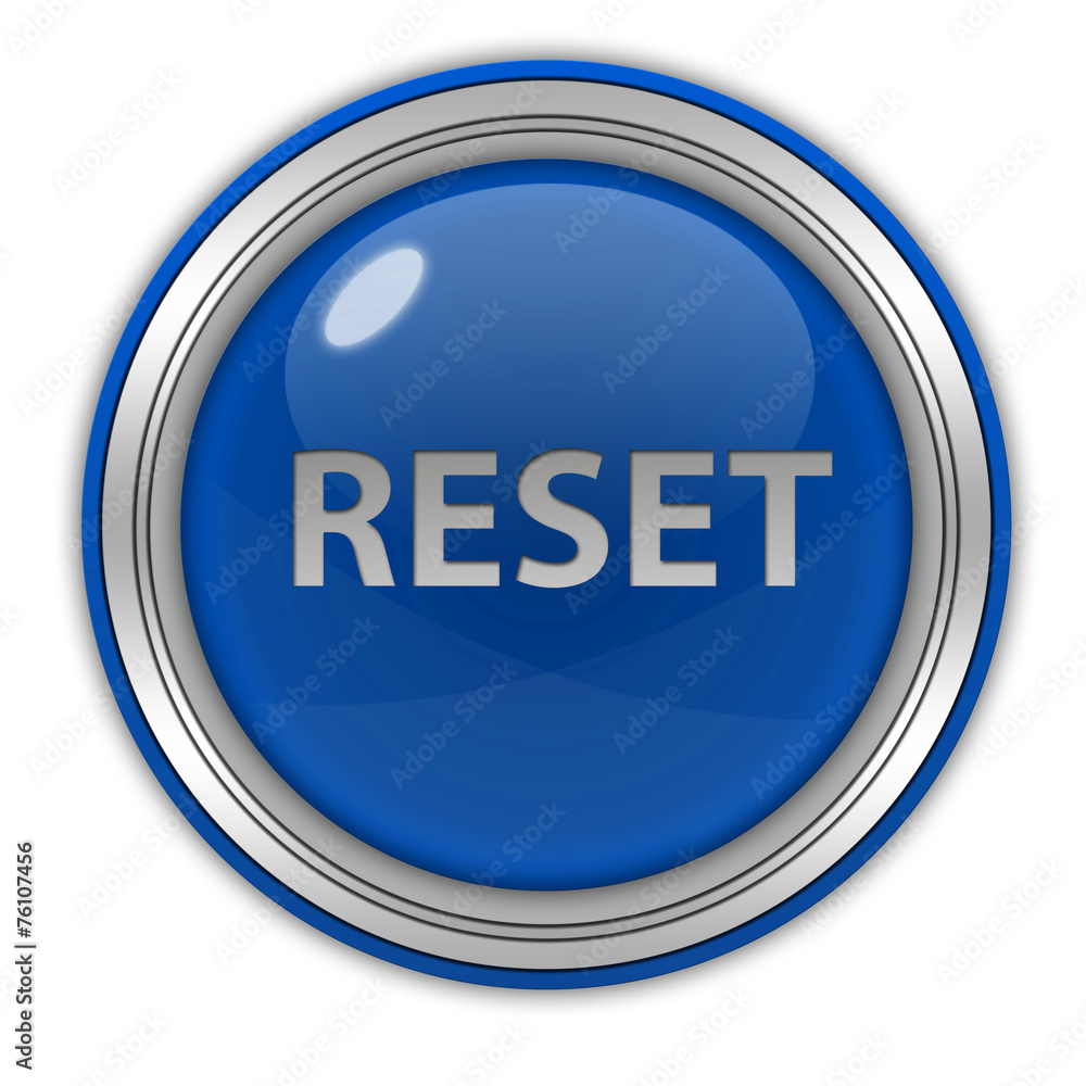 reset circular icon on white background reset circular icon on white background