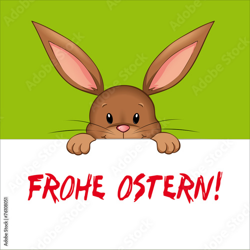 lunzender Osterhase Postkarte