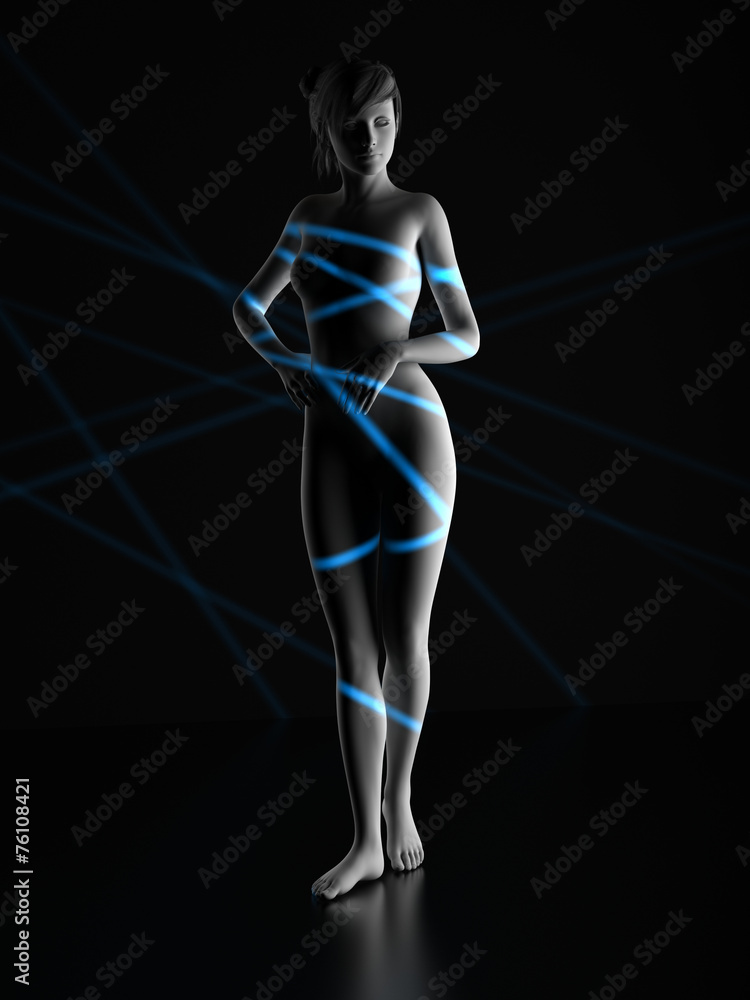 3D female mode 3D female mode
