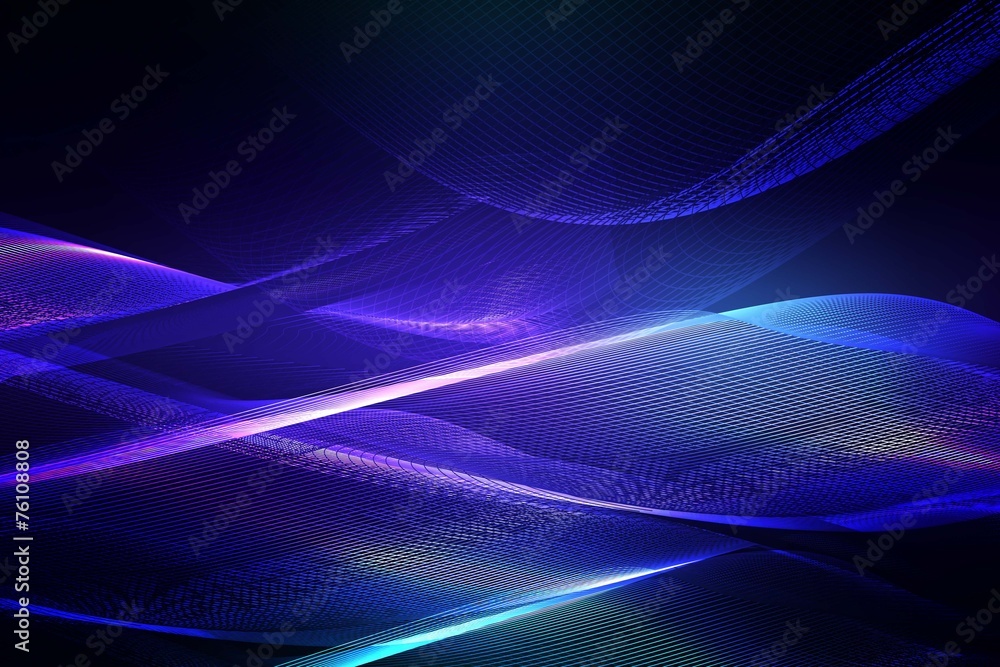 abstract blue background of glowing lines