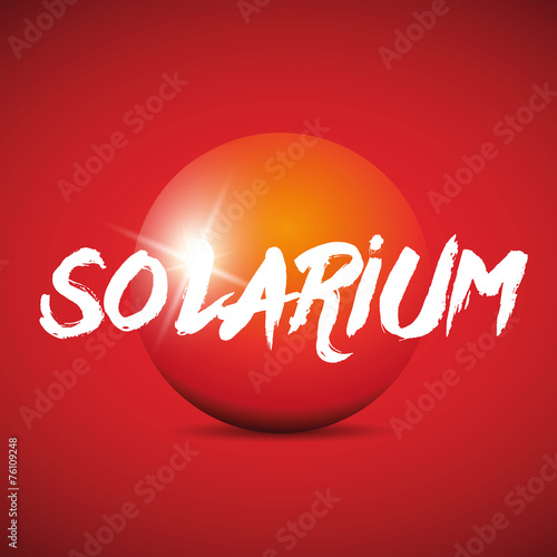Solarium sign logo