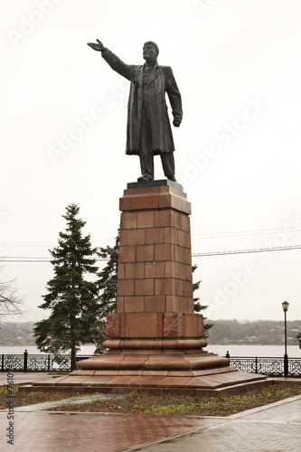Monument to Lenin in Kineshma. Ivanovo region. Russia