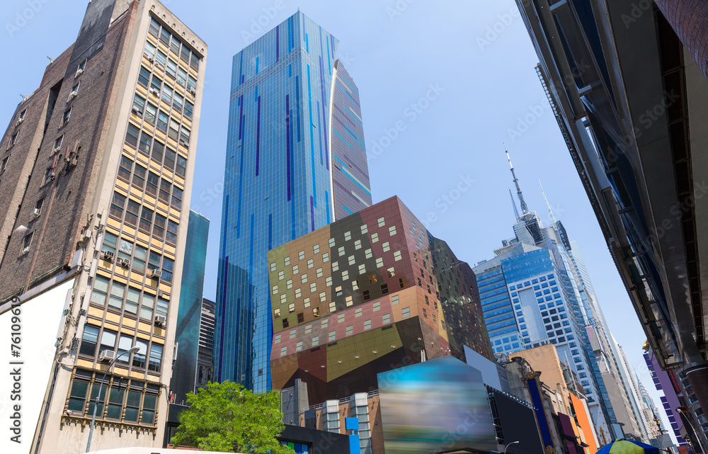 Obraz premium West Manhattan New York city NYC at US