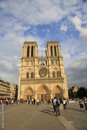 Berühmte Kathedrale Notre-Dame in Paris