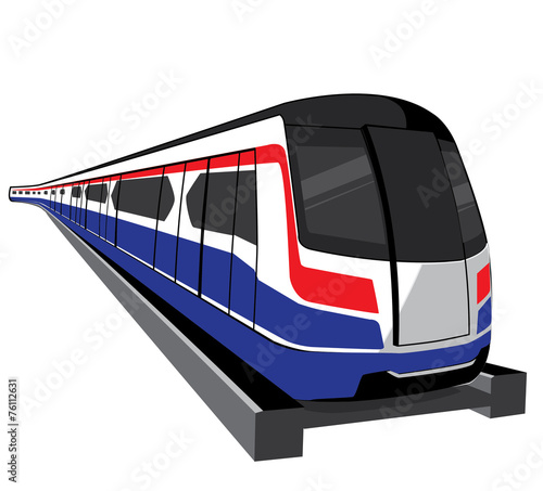 Bangkok skytrain vector icon