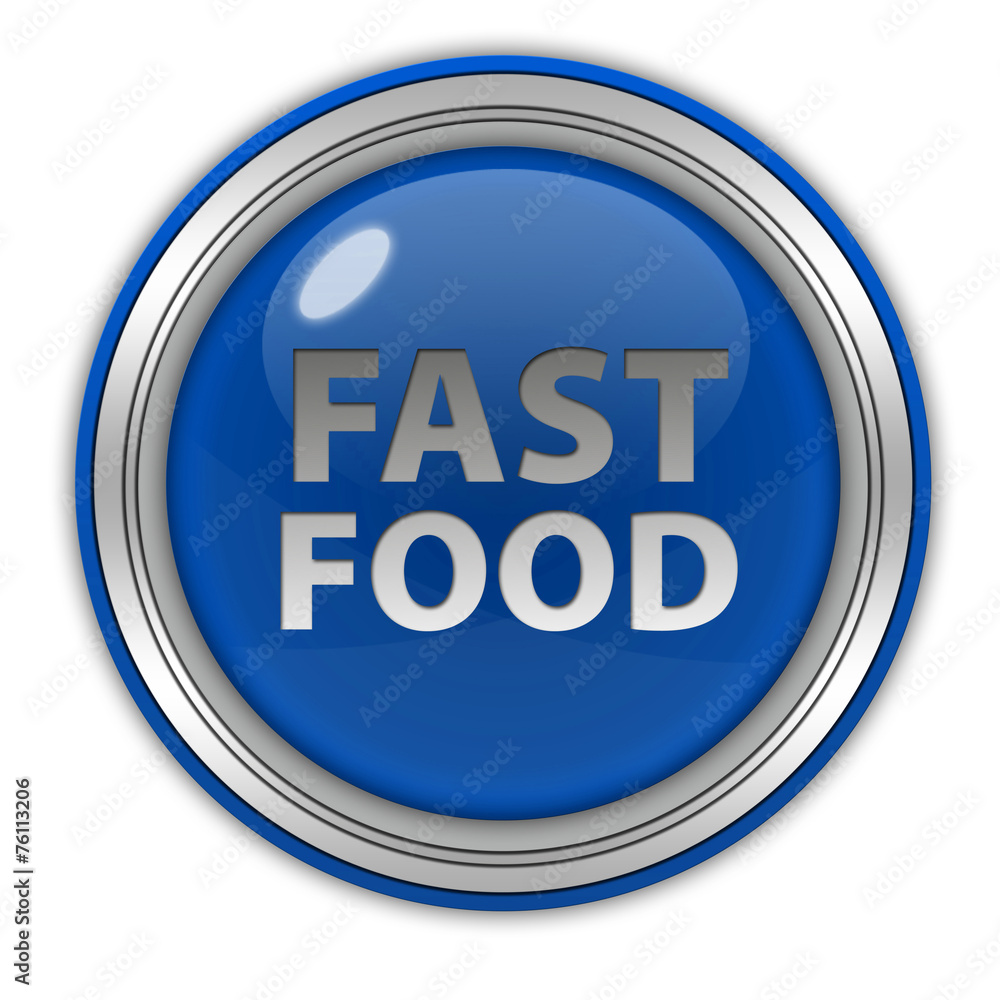 Faast food circular icon on white background Faast food circular icon on white background