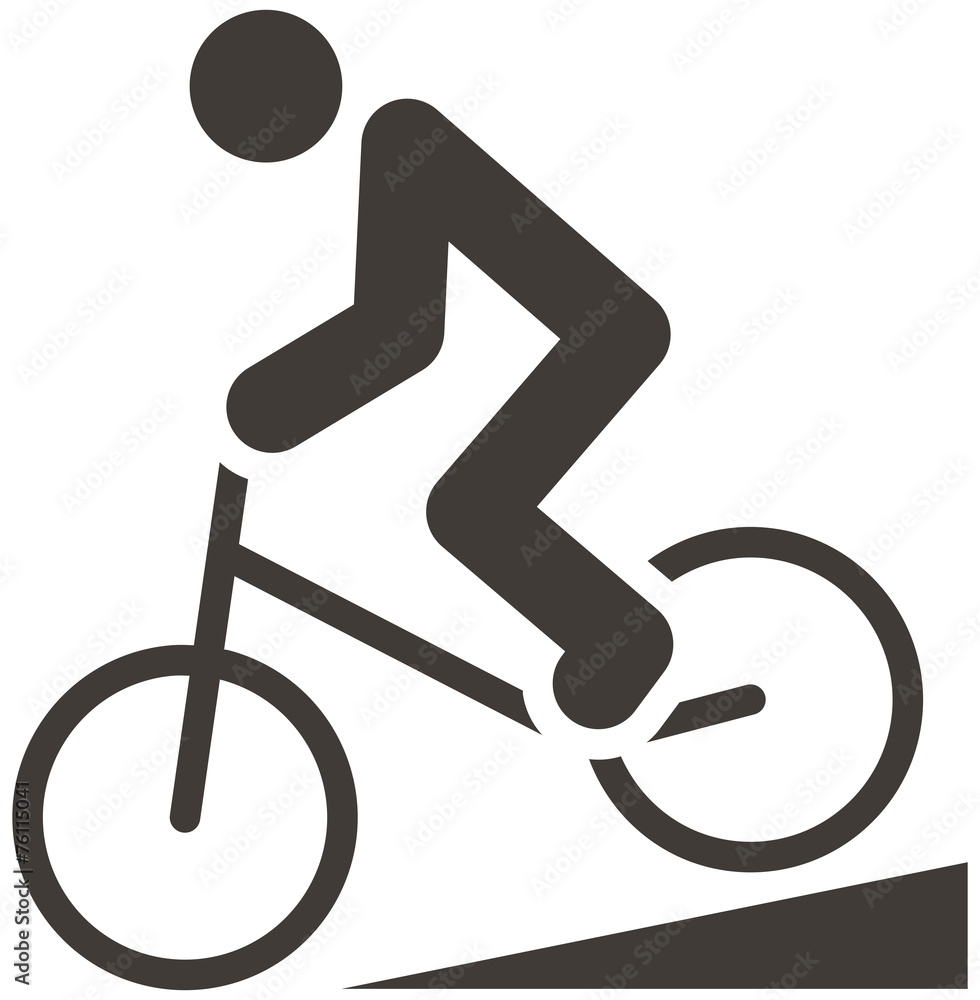 Cycling BMX icon Cycling BMX icon