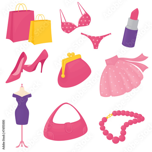 Girly Accessory Icons