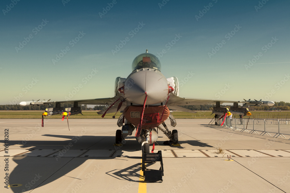 Fototapeta premium Military aircraft. Figthting Falcon 