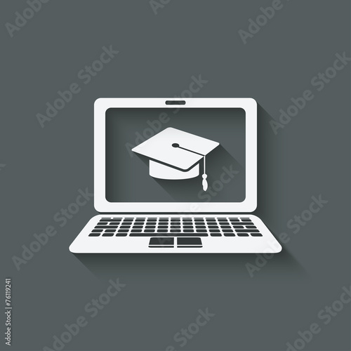 distance online learning symbol