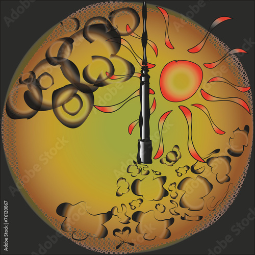 African motif vector background
