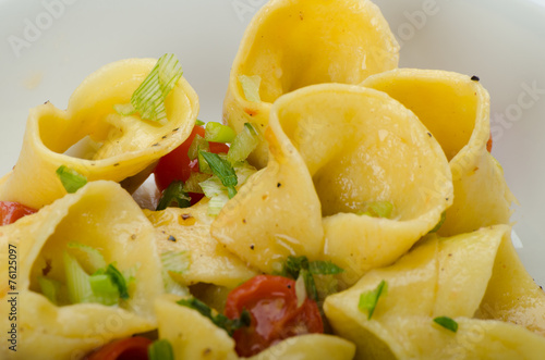 Homemade tortellini photo