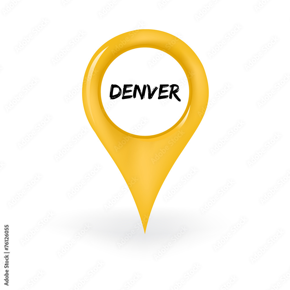 Naklejka premium Location Denver
