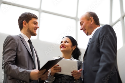 image of a business team discussing