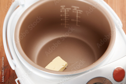 the process of melting butter