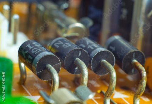 A diode bridge to correct AC to DC