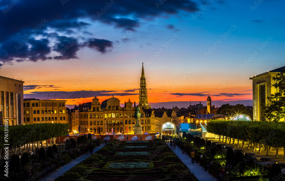 Obraz premium Brussels city center