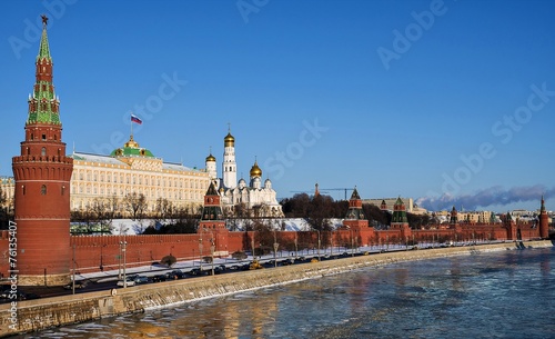 Moscow Kremlin, Russia (winter landscape)