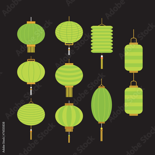 Collection of Chinese lantern 