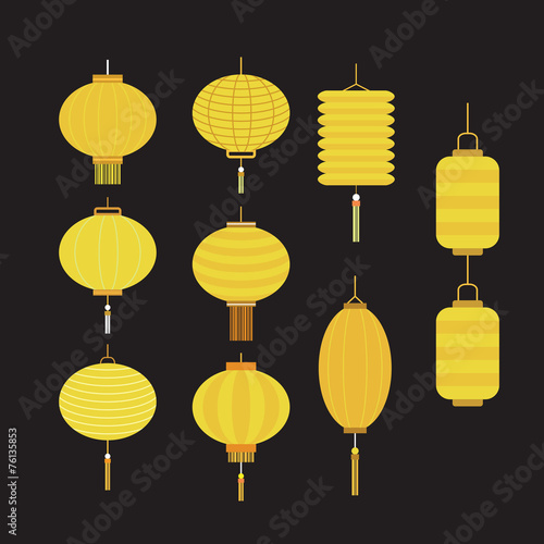 Collection of Chinese lantern 