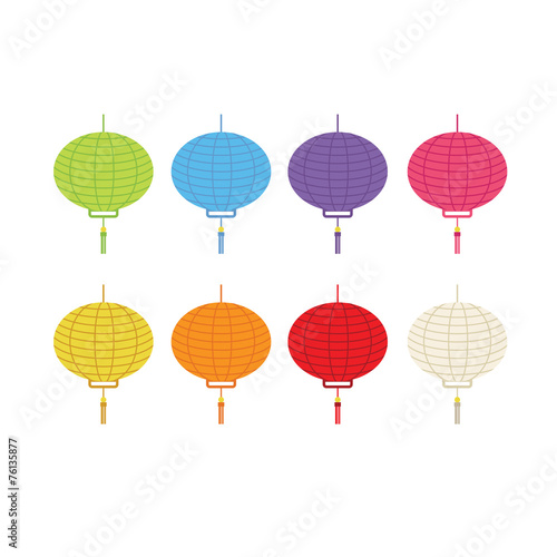 Collection of Chinese lantern 