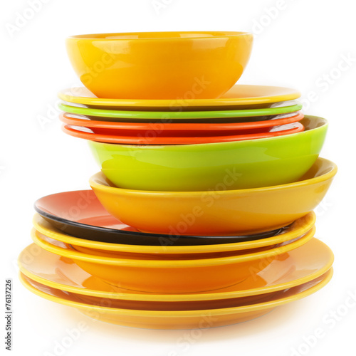 Colorful crockery