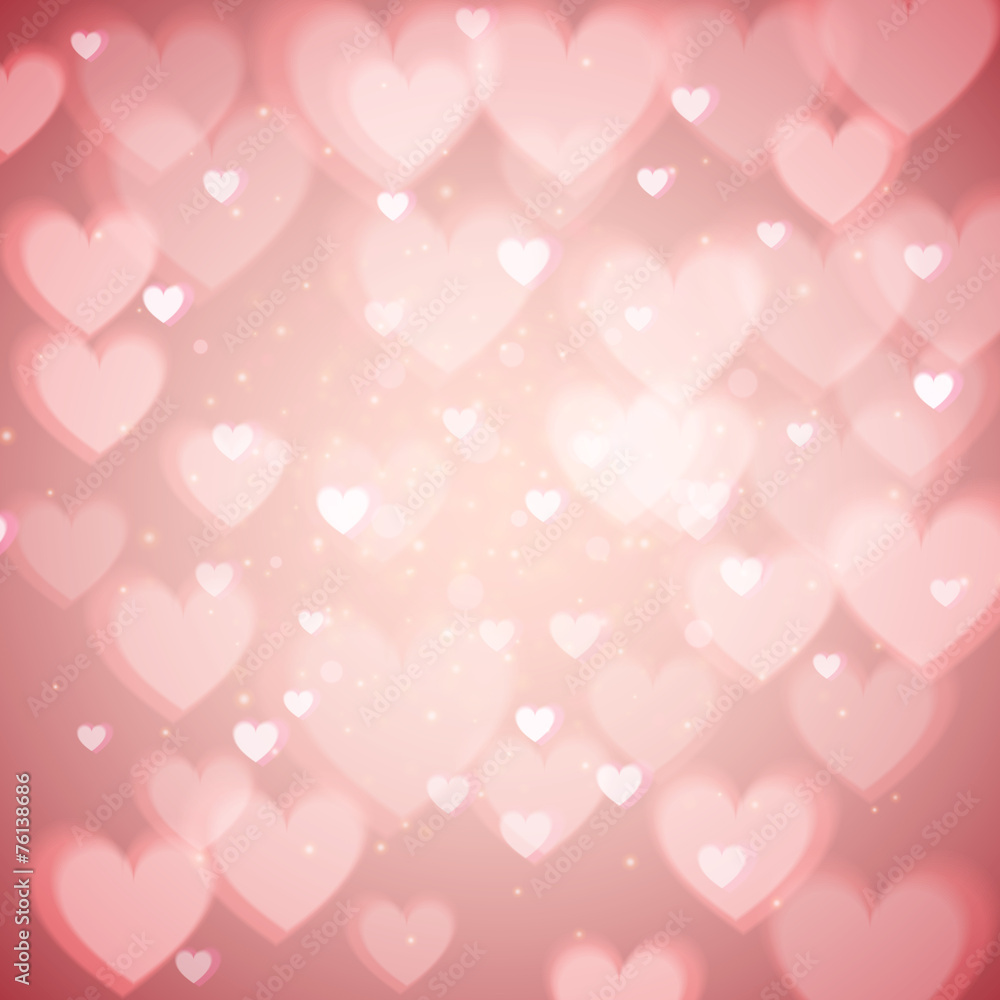 St. Valentine's Day abstract vector background