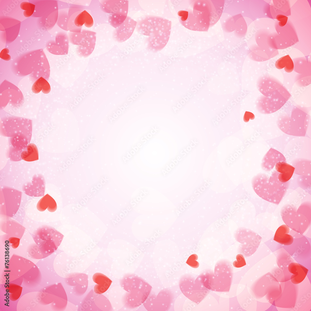 St. Valentine's Day abstract vector background