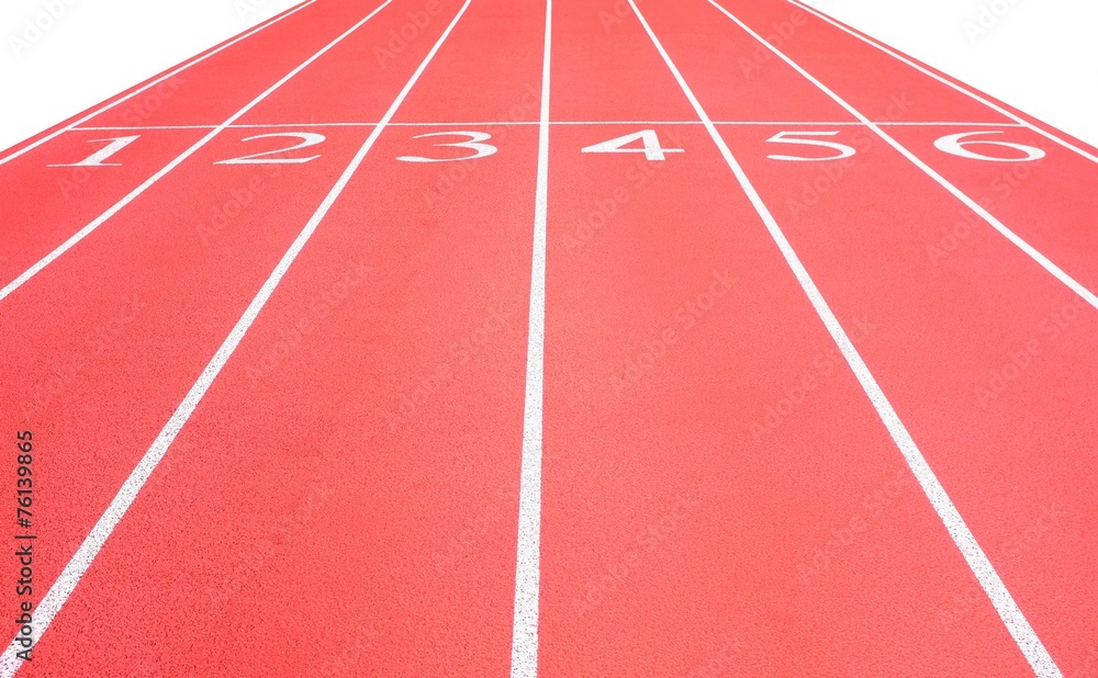 Athletic running track background