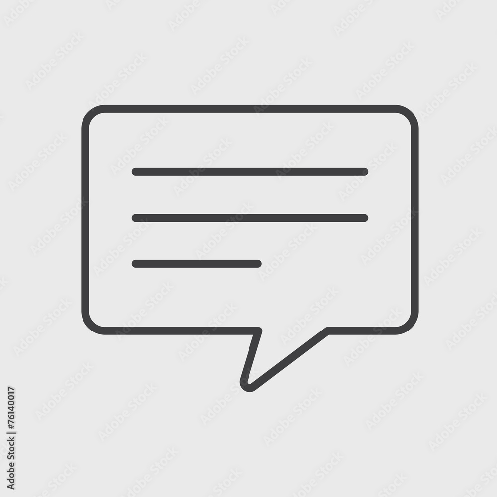 Vector Speech Bubble Communications Online Messaging Concept Vector Speech Bubble Communications Online Messaging Concept